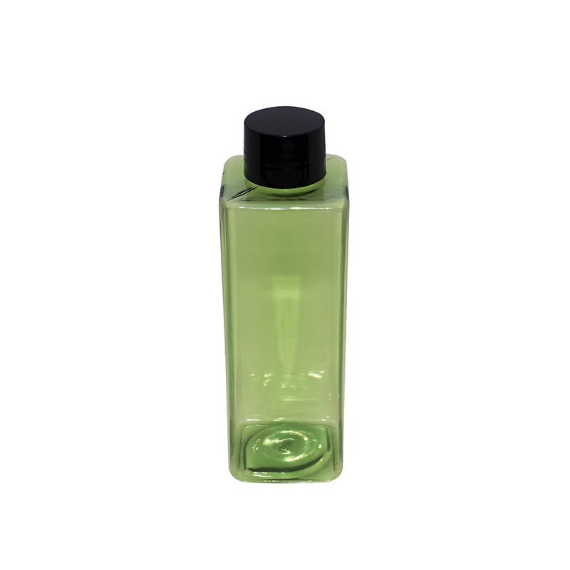 Square PET cream bottle with sprayer pump and screw cap for daily personal care+CPPET0RBT022024017000019YM