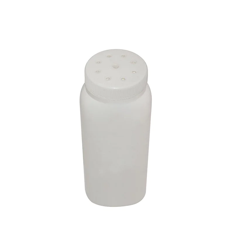 100ml Rectangle Empty White Plastic PE Bottle With Lid For Powder+CPPE00RSS020040010000051YM