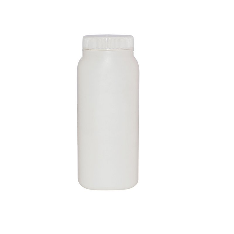 100ml Rectangle Empty White Plastic PE Bottle With Lid For Powder+CPPE00RSS020040010000051YM