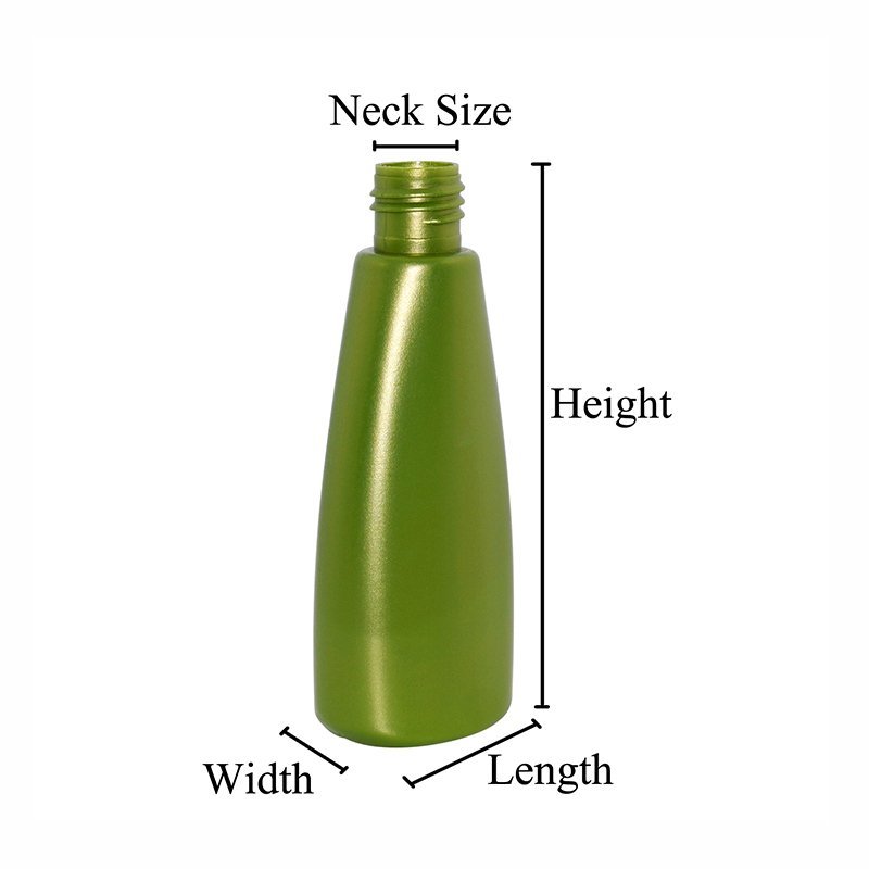 80~840 ml HDPE Plastic Green Empty Detergent Bottle With Different Cap For Automatic Products Packaging+CPPE00RSS050032053300044