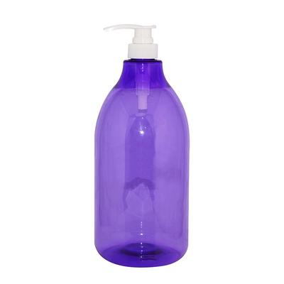 Custom big capacity empty plastic PET shampoo bottle for personal care+CPPET0RBT029028052400078YM