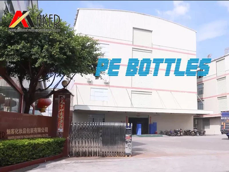 Plastic HDPE and PETG Cosmetic Bottle Production Process of Maker Cosmetic Packaging Material Co., Ltd