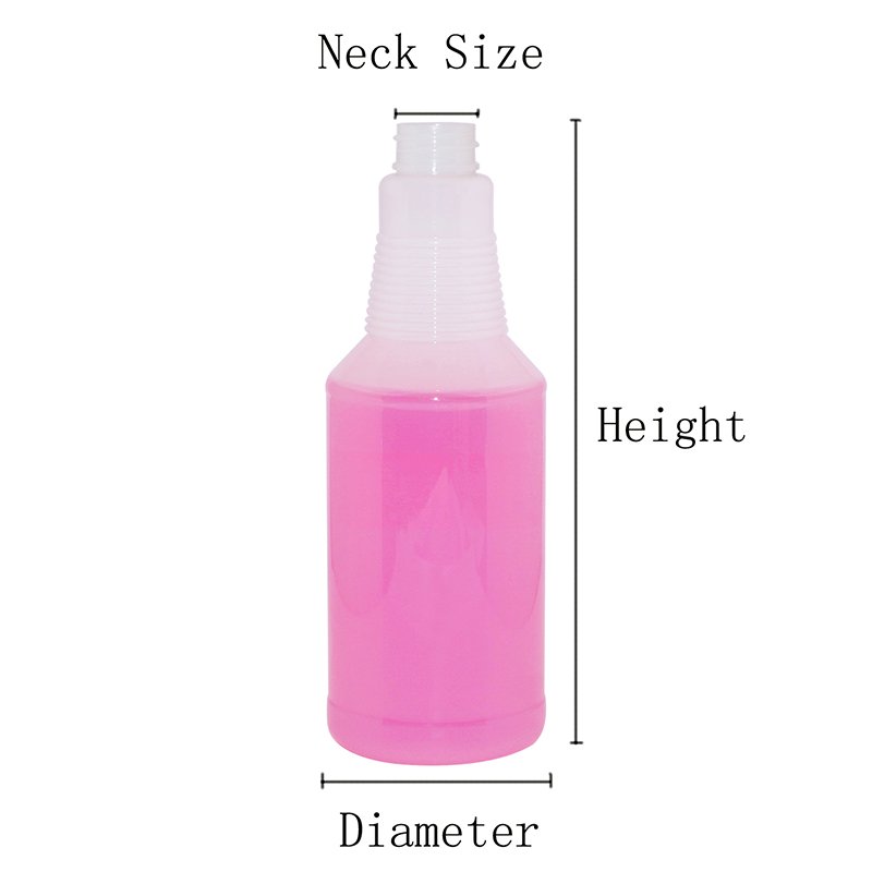 Maker 500ml Empty Round Semi-Transparent White Plastic PET Detergent Bottle With Trigger Sprayer+CPPET0RBT035028052300161XN Detergent bottle image18