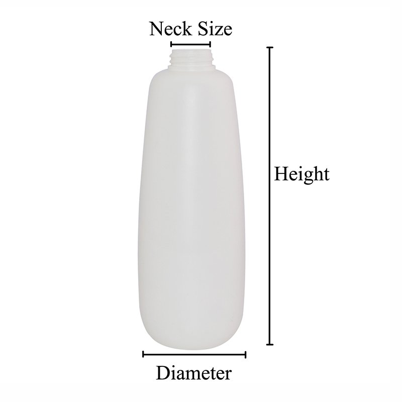 Maker 800ml Round White Plastic PE Body Cream Bottle With 32mm Lotion Pump For Pet Care Products+CPPE00RSS051032080900026YM Cream bottle image8