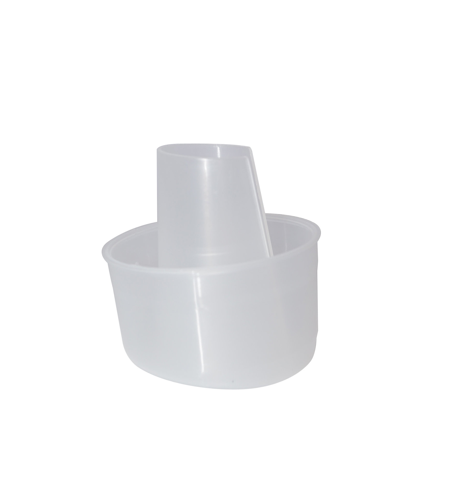 2000ml Empty Plastic HDPE Handling Laundry Detergent Bottle With Inner Plug and Outer Cap