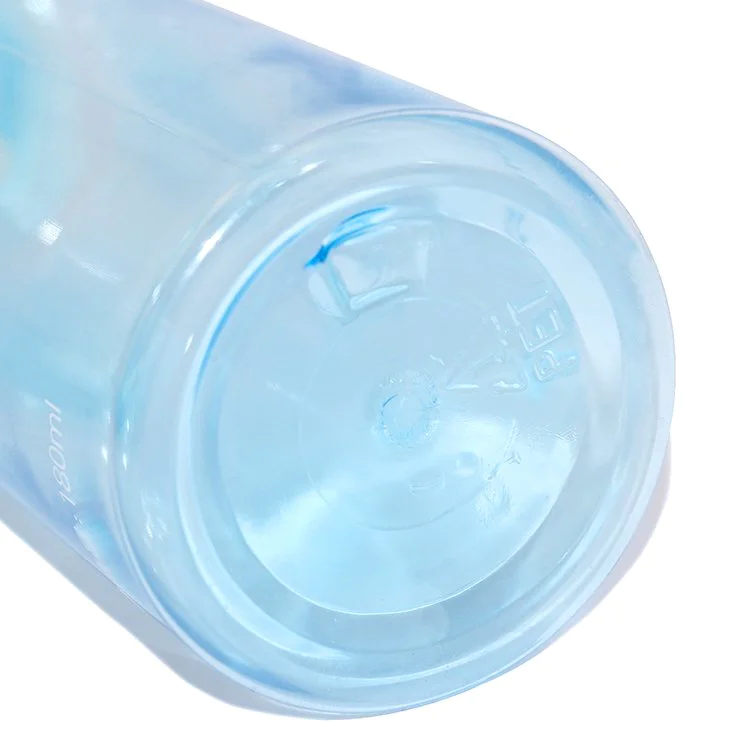 Wholesale 150ml 200ml semi-transparent PET plastic cosmetic bottles facial toner bottle manufacturer with flip top lotion pump