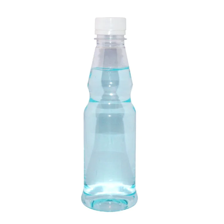 BPA free factory wholesale 300ml empty transparent PET plastic juice bottle with tamper proof cap