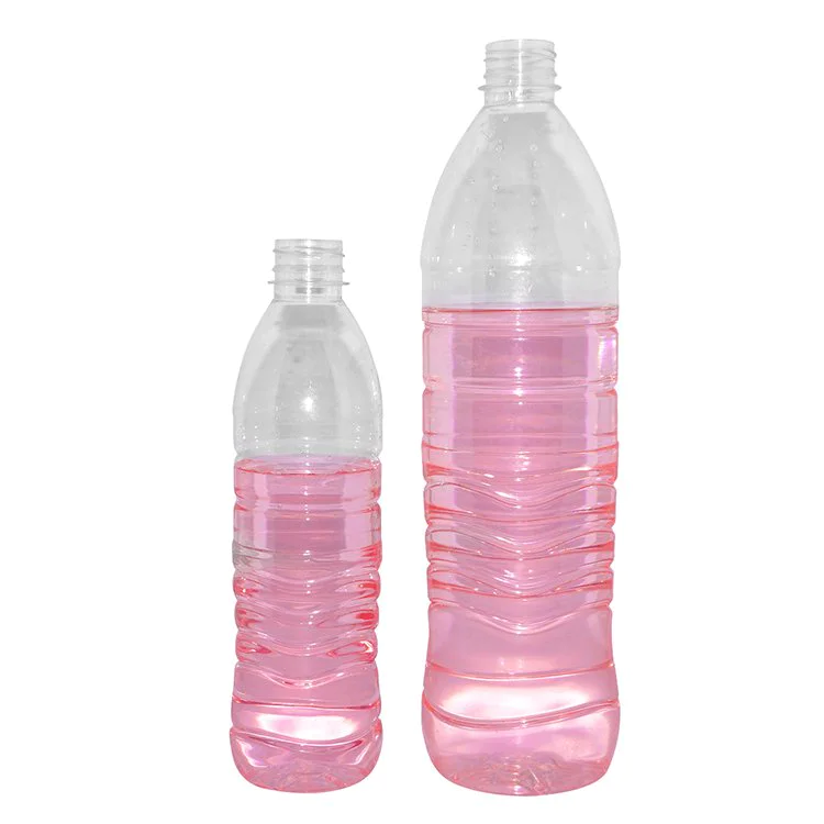 Hot selling 500ml 1200ml Empty transparent round plastic drinking bottle PET water bottles supplier