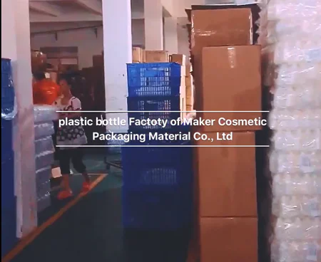 Plastic HDPE Bottle PET Bottle PETG Bottle Factory of Guangzhou Maker Cosmetic Packaging Material