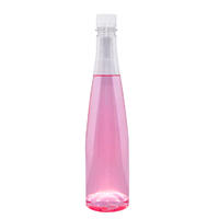 Factory supplier BPA free 600ml empty round clear PET plastic beverage mineral water bottle with tamper proof cap