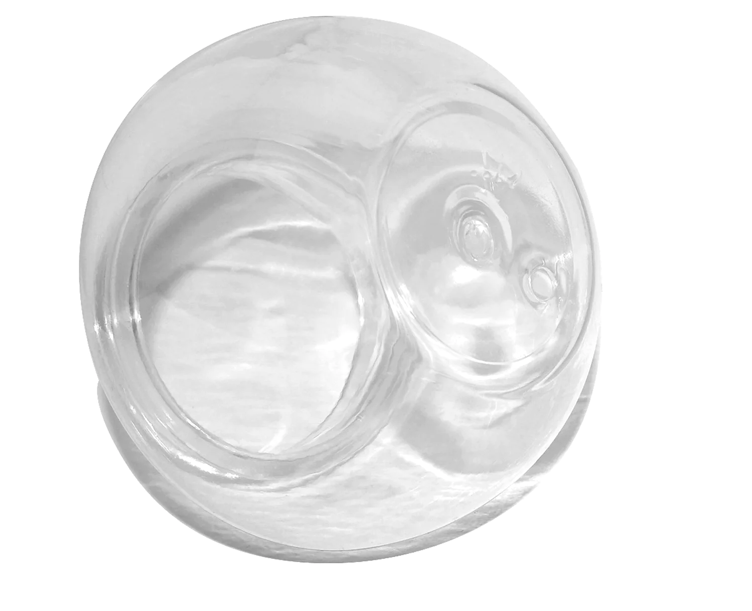 300ml factory wholesale empty round clear PET jar cosmetic baby cream plastic jar with screw lid