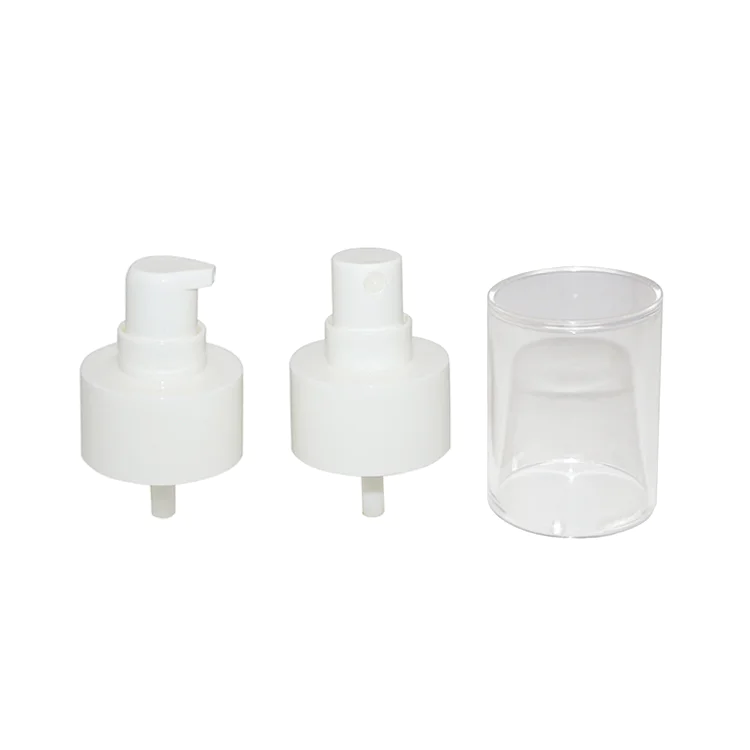 Hot selling custom 100ml white round PET cosmetic skin care cream plastic bottle with pump