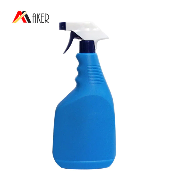 Custom design plastic detergent bottle factory price 1000ml PE plastic trigger spray bottle