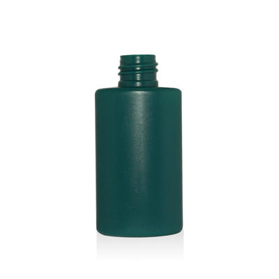 Empty green factory price 50ml PE plastic cosmetic sunscreen cream squeeze body lotion bottle with plastic flip top cap