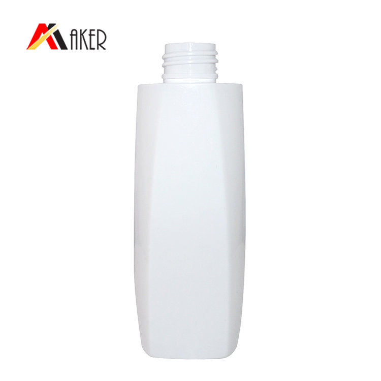 square plastic PET bottle supplier 150ml wholesale white empty cosmetic cream bottle with pump sprayer