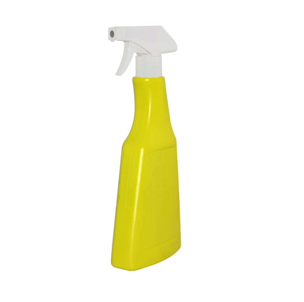 Empty 550ml plastic detergent bottle HDPE plastic spray bottle with 28/410 trigger sprayer
