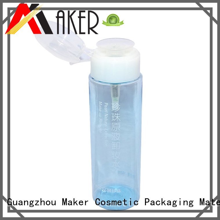 pump empty screen Maker Brand cosmetic bottle supplier